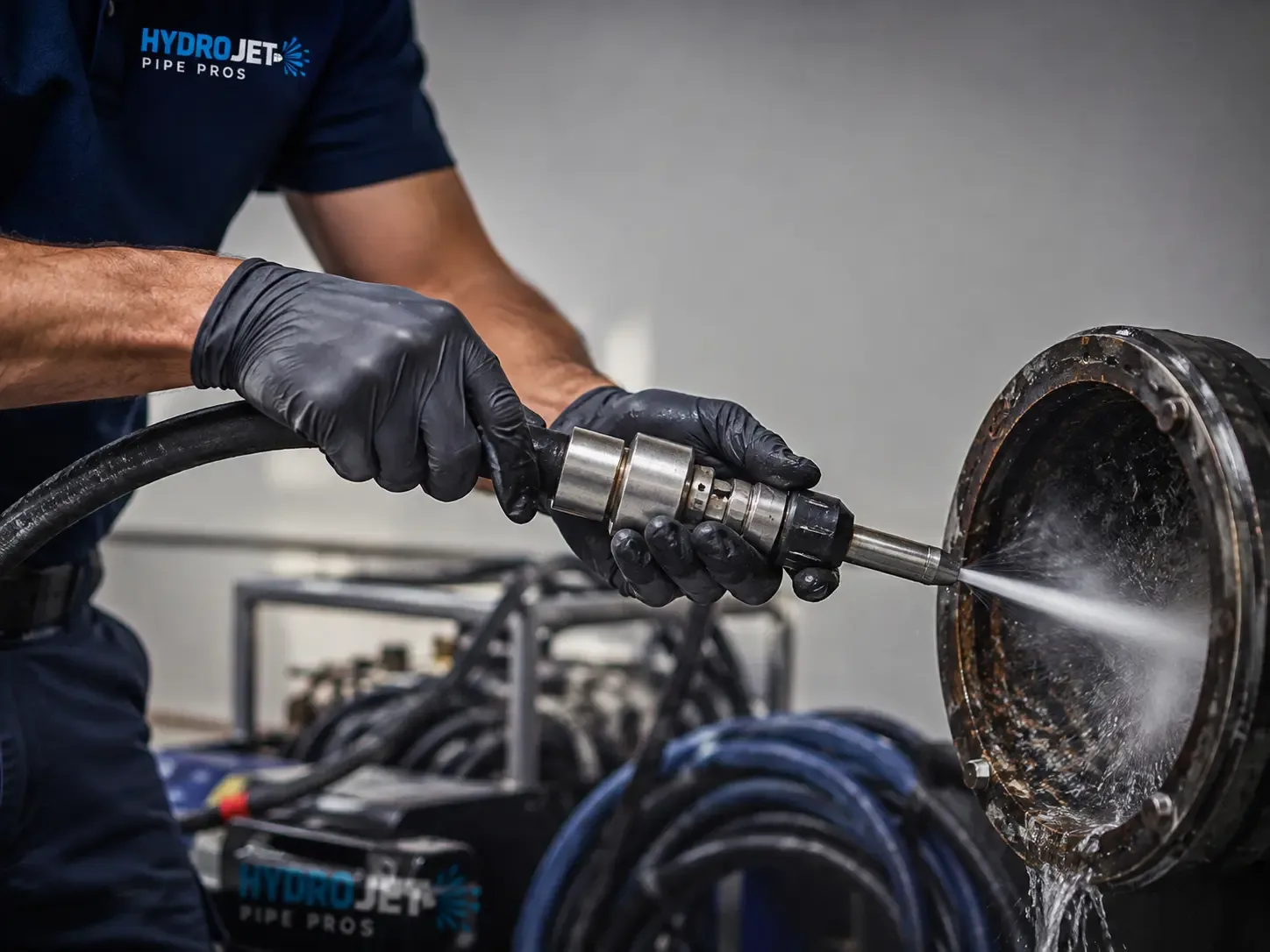 Hydro Jet Pipe Descaling in Anacortes, WA